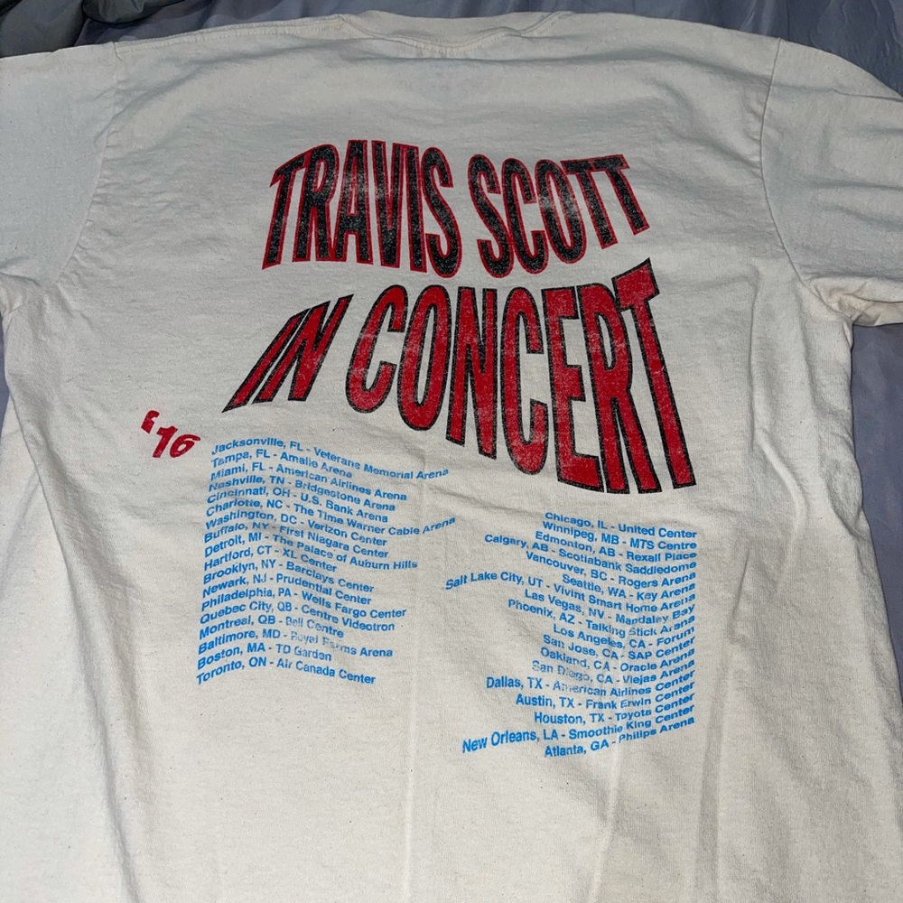 Travis Scott Concert T Shirt